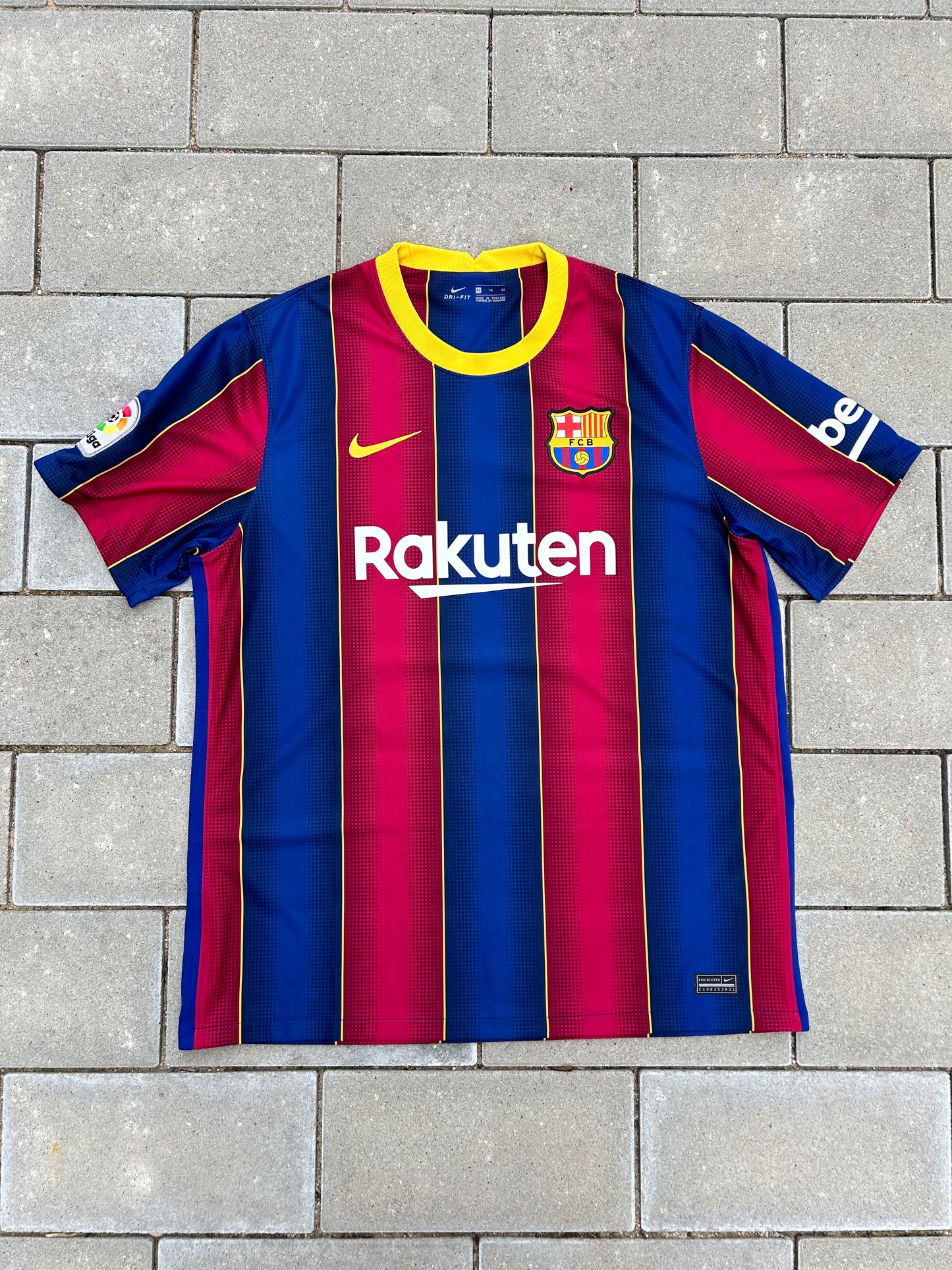 Barcelona 2020/21 Authentic Home Shirt Messi #10 Size XL 1