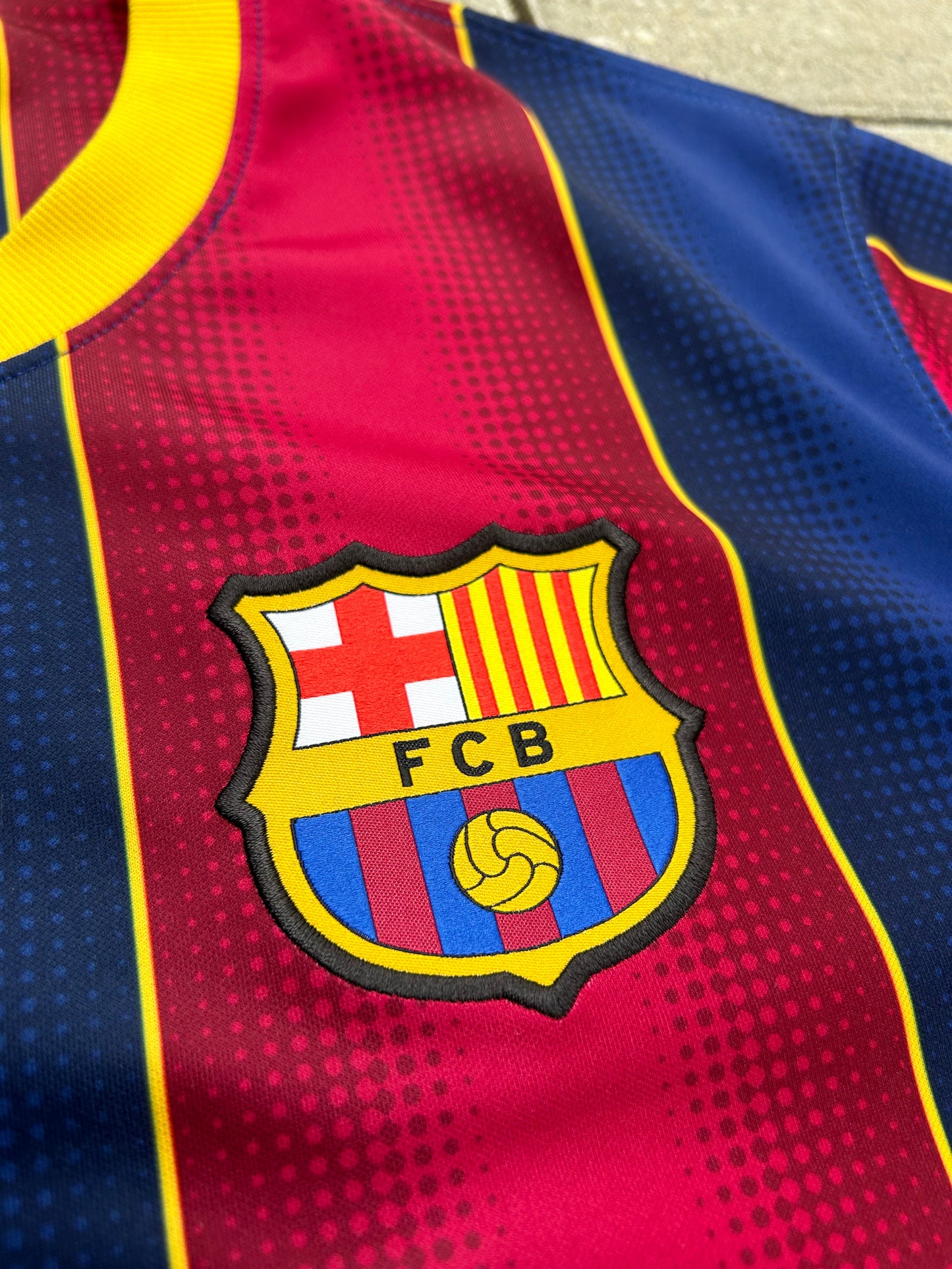 Barcelona 2020/21 Authentic Home Shirt Messi #10 Size XL 2