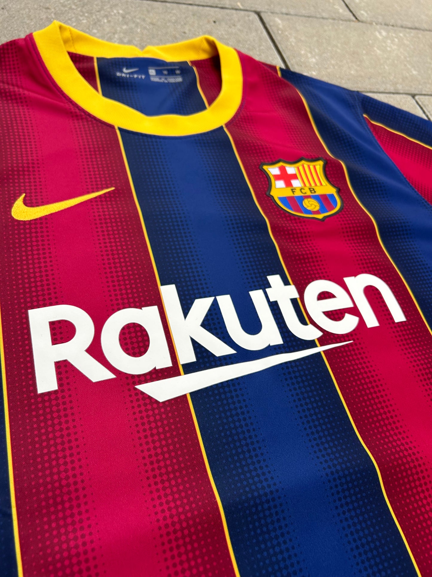 Barcelona 2020/21 Authentic Home Shirt Messi #10 Size XL 3