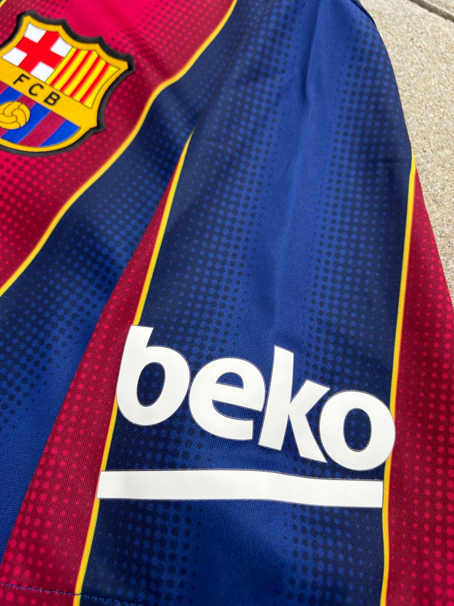 Barcelona 2020/21 Authentic Home Shirt Messi #10 Size XL 6