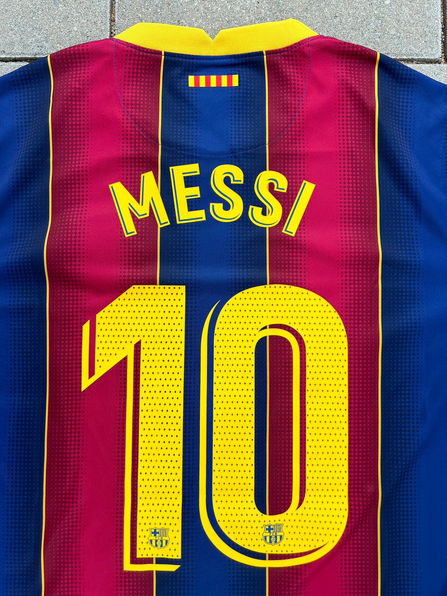 Barcelona 2020/21 Authentic Home Shirt Messi #10 Size XL 7
