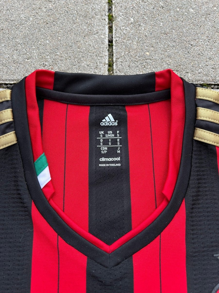 AC Milan 2013/14 Original Home Shirt Size M - Shorty Football Shirts
