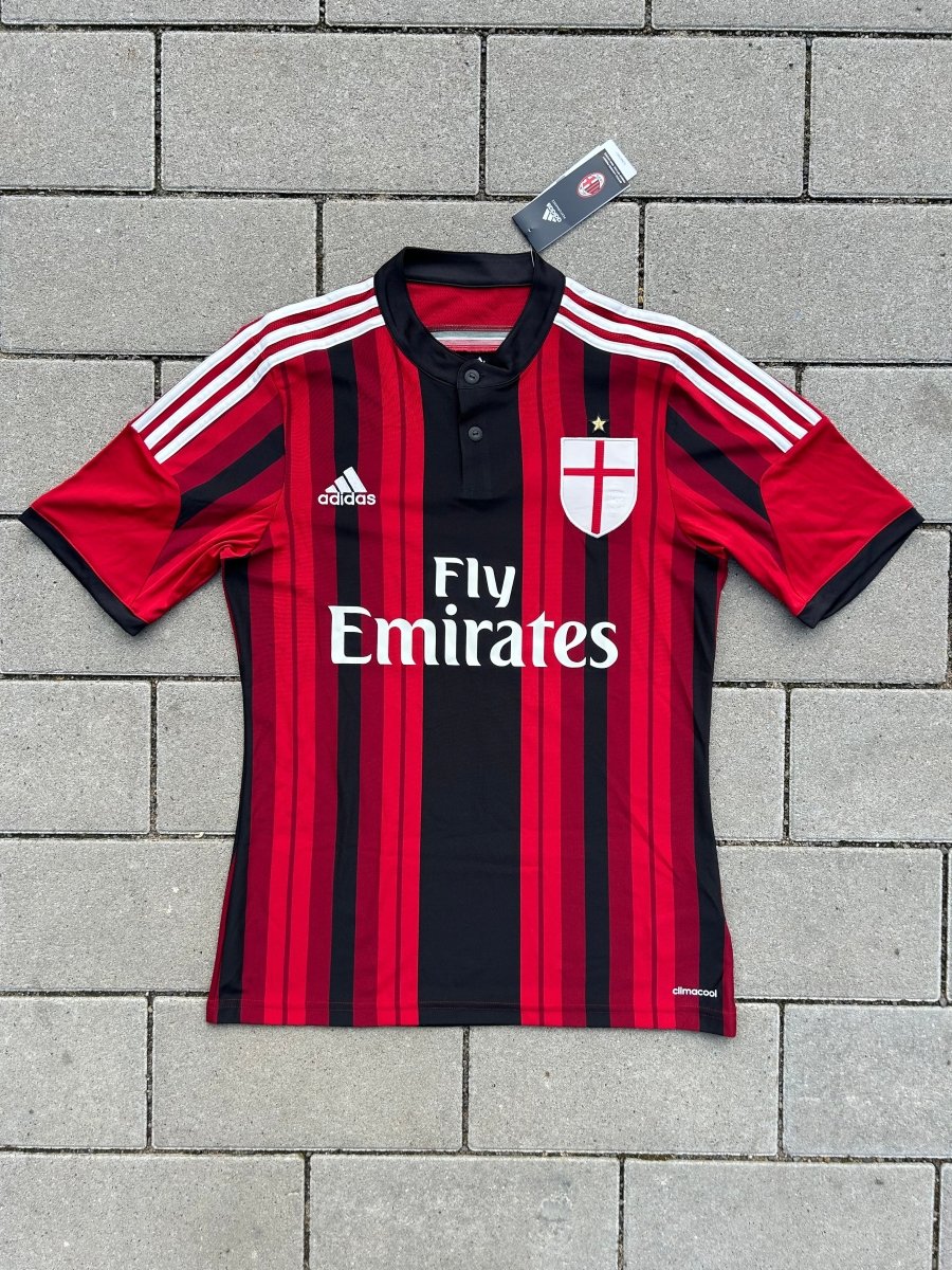 AC Milan 2014/15 Original Home Shirt Size S - Shorty Football Shirts