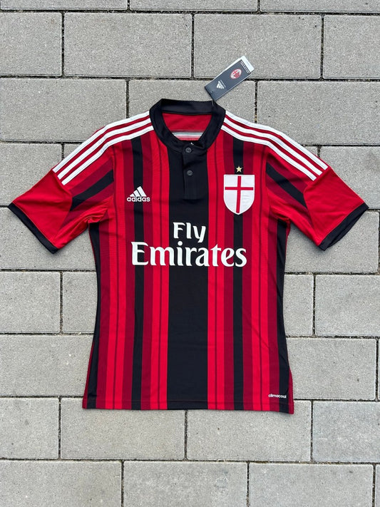 AC Milan 2014/15 Original Home Shirt Size S - Shorty Football Shirts