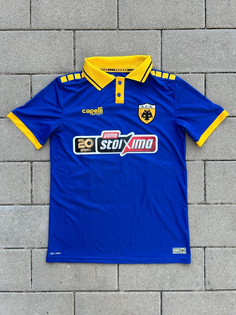 AEK 2018/19 Original Third Shirt Svarnas 24 Size S - Shorty Football Shirts