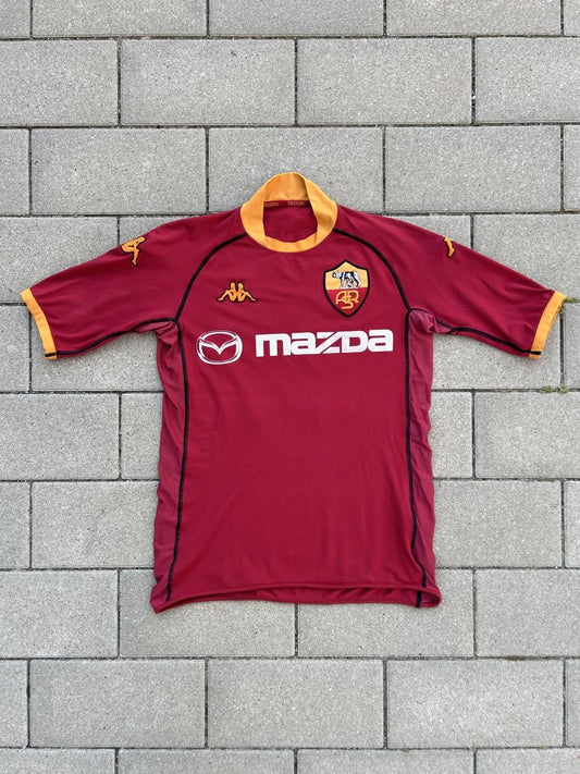 AS Roma 2002/03 Original Home Shirt Batistuta #33 Size L - Shorty Football Shirts