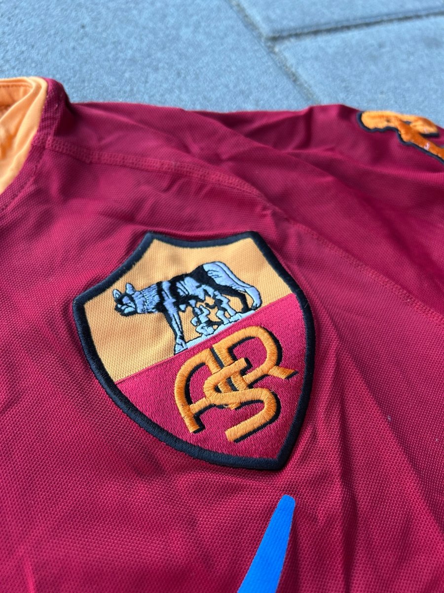 AS Roma 2007/08 Original Home Shirt Size XL - Shorty Football Shirts