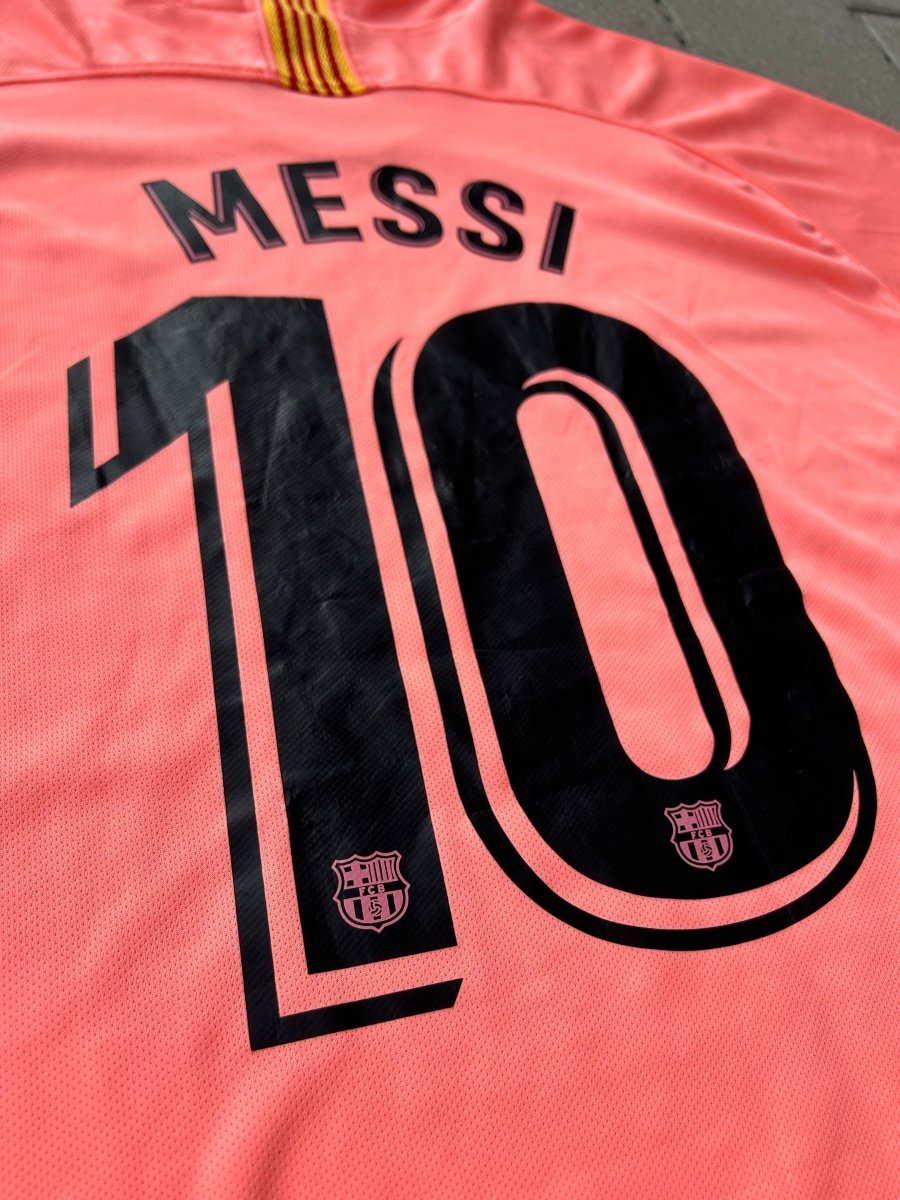 Barcelona 2018/19 Authentic Third Shirt Messi 10 Size XL - Shorty Football Shirts