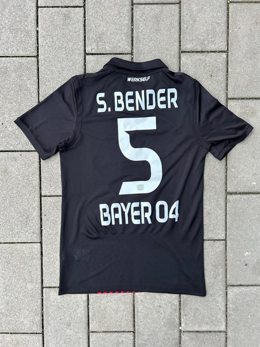 Bayer Leverkusen 2017/18 Original Home Shirt Bender 5 Size M - Shorty Football Shirts