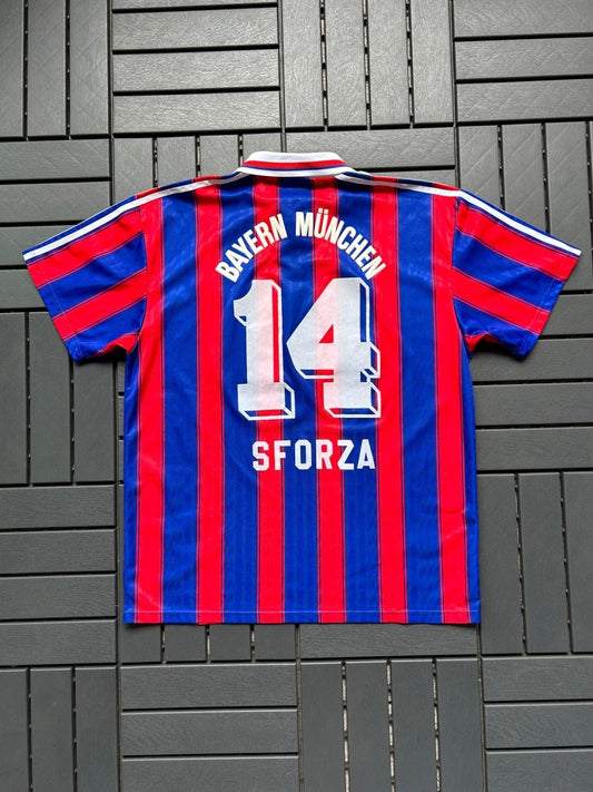 Bayern München 1994/95 Authentic Home Shirt Sforza 14 Size XL - Shorty Football Shirts