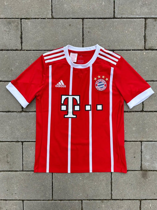 Bayern München 2017/18 Original Home Shirt 13 - 14YRS Kids - Shorty Football Shirts