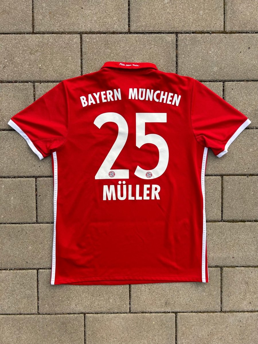 FC Bayern Munchen MÜLLER 25番シャツ Mサイズ Bayern München 2016/17 Original Home Shirt Müller #25 – Size M