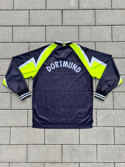 Borussia Dortmund 1995/96 Original Away L/S Shirt Size M - Shorty Football Shirts