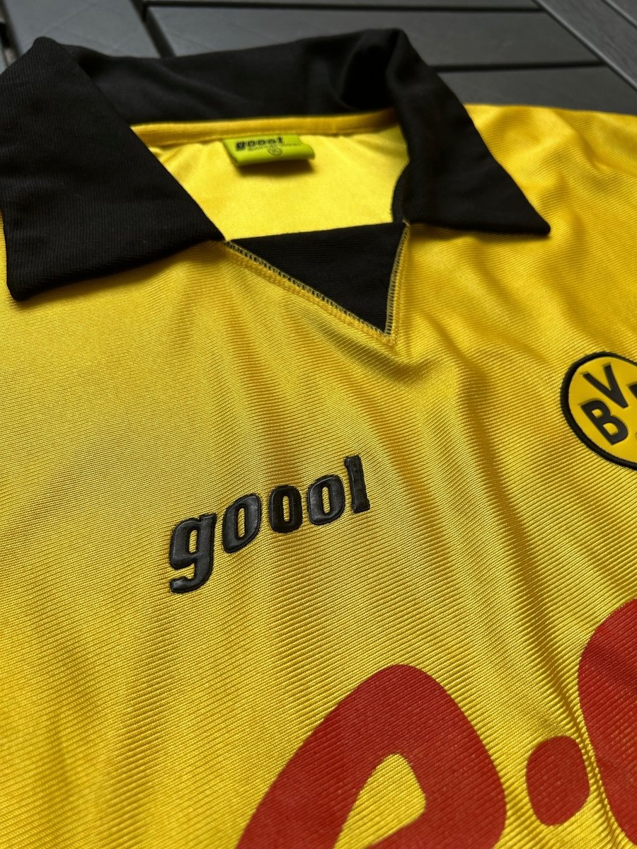Borussia Dortmund 2003/04 Authentic Euro Home Shirt Jensen 15 Size XL - Shorty Football Shirts