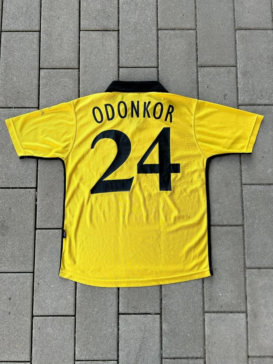 Borussia Dortmund 2003/04 Authentic Euro Home Shirt Odonkor 24 Size M - Shorty Football Shirts