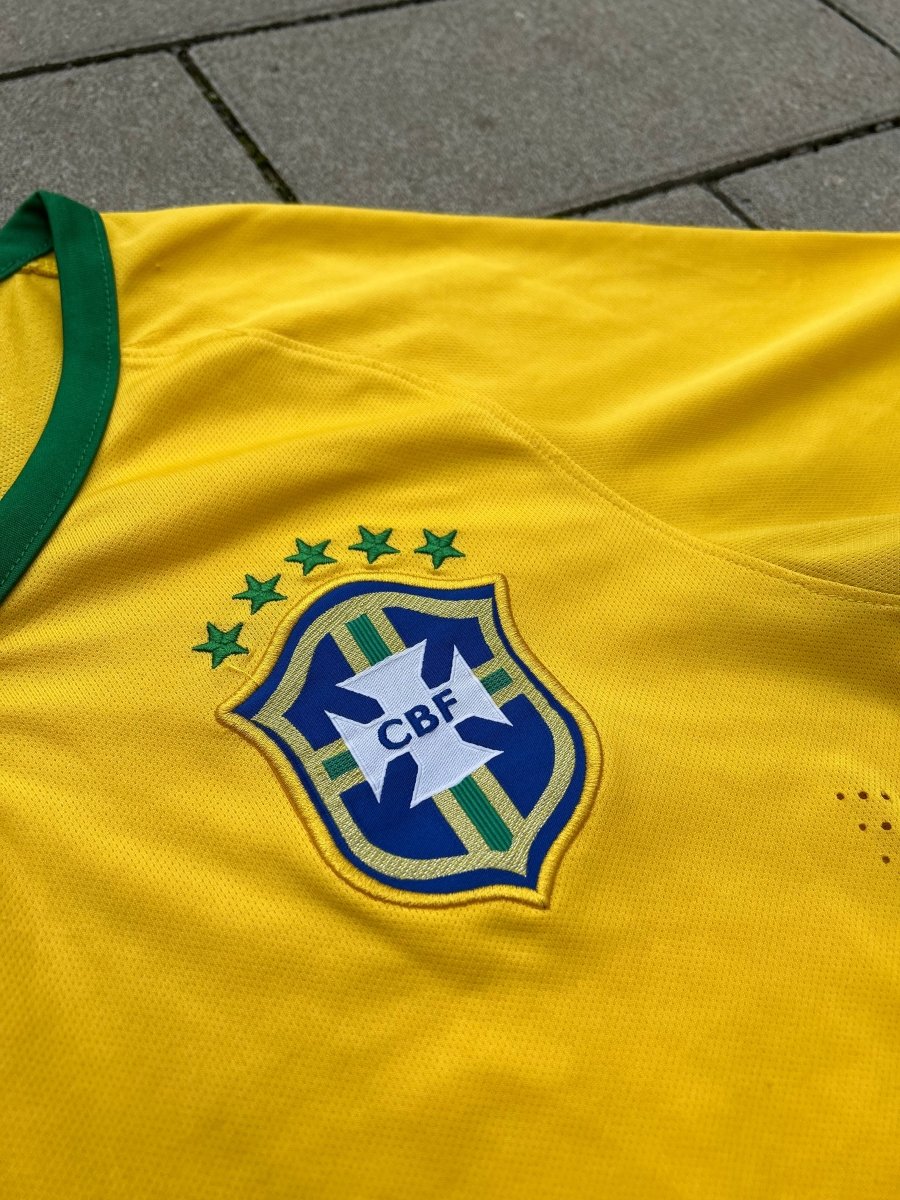 Brazil 2014/15 Original Home Shirt Size M - Shorty Football Shirts