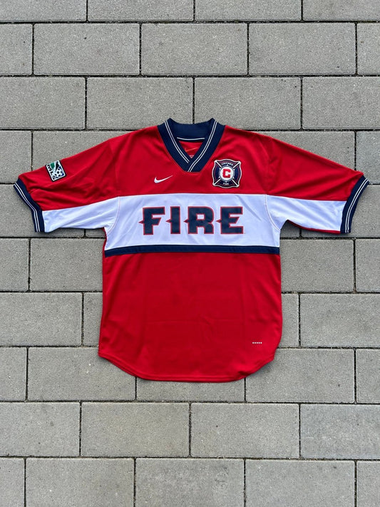 Chicago Fire 2000/02 Original Home Shirt Size S - Shorty Football Shirts
