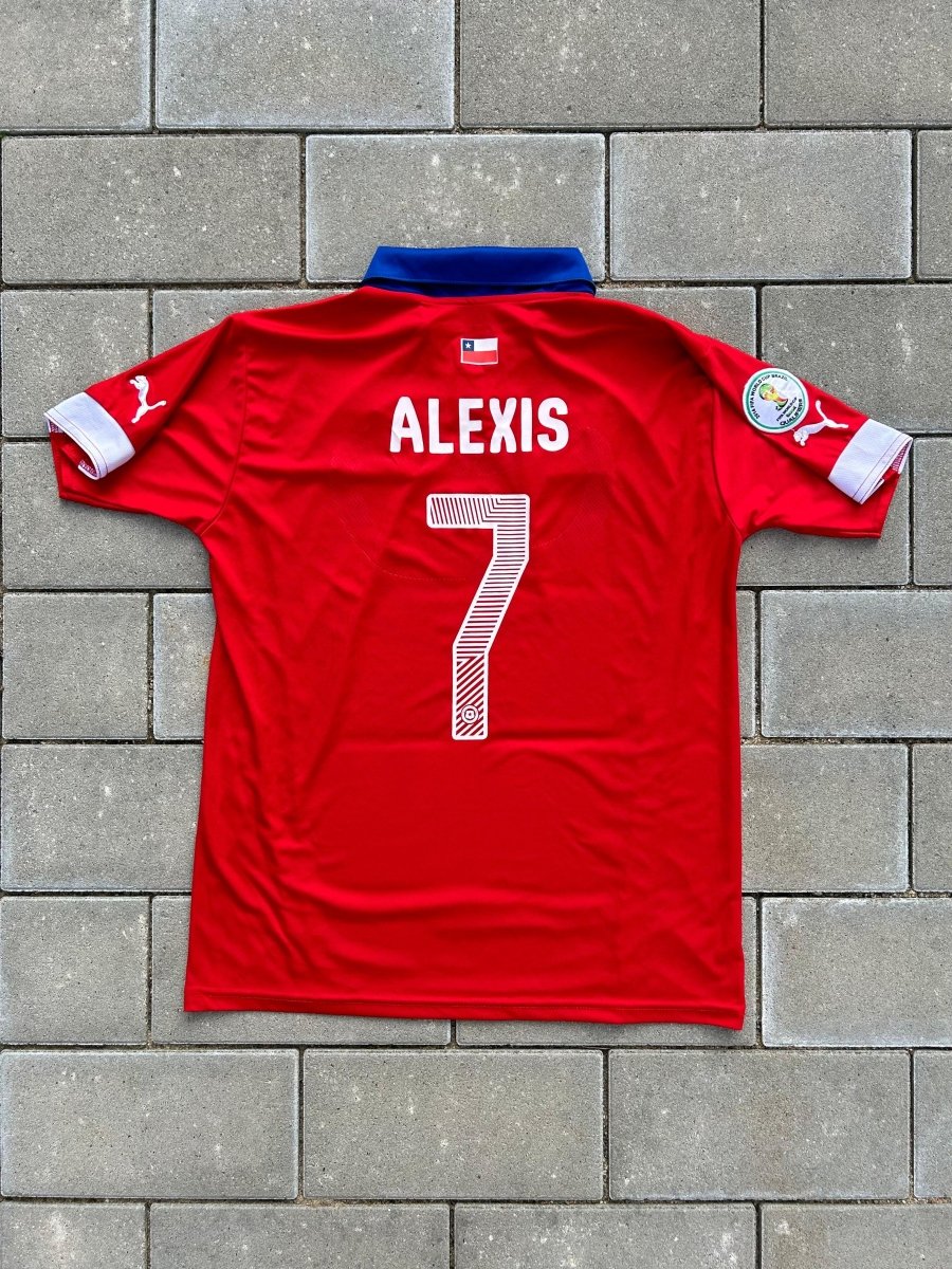 Chile 2014/15 Authentic Home T-Shirt Alexis Sánchez #7 - Size L