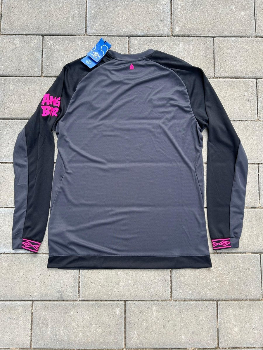Everton 2018/19 Authentic Away Shirt L/S Size S - Shorty Football Shirts