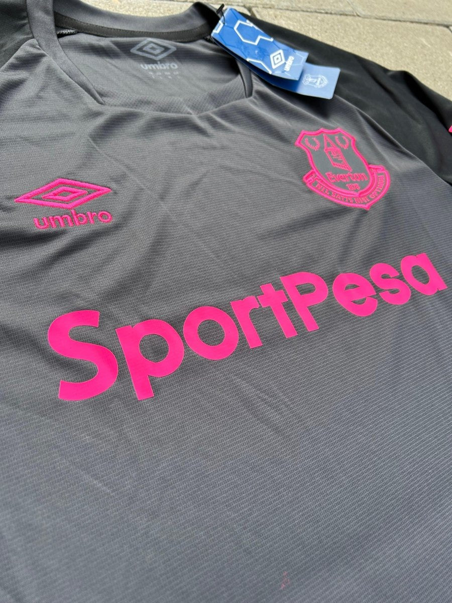 Everton 2018/19 Authentic Away Shirt L/S Size S - Shorty Football Shirts
