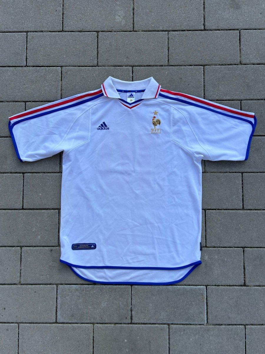 France 2000/02 Original Away Shirt Zidane 10 Size XL - Shorty Football Shirts