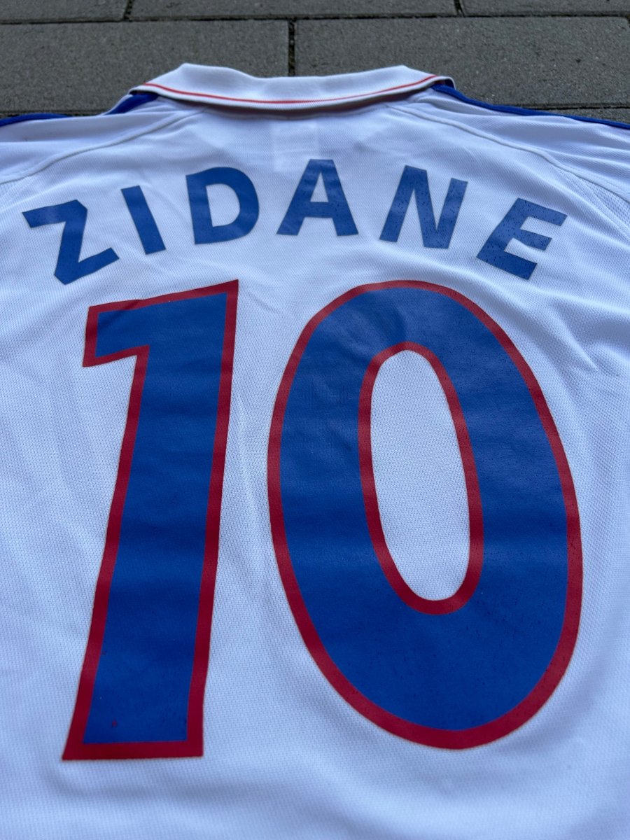 France 2000/02 Original Away Shirt Zidane 10 Size XL - Shorty Football Shirts