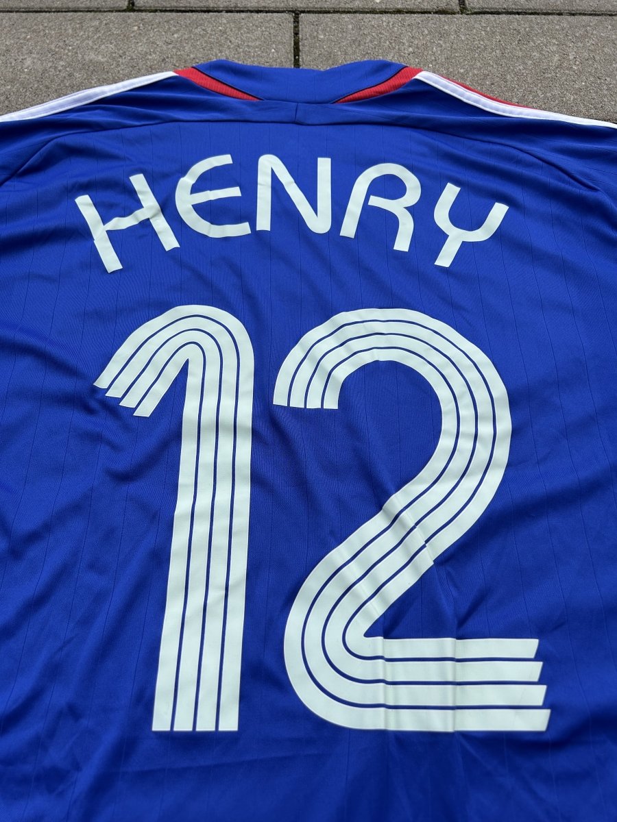 France 2006/07 Original Home Shirt Henry #12 Size XL - Shorty Football Shirts
