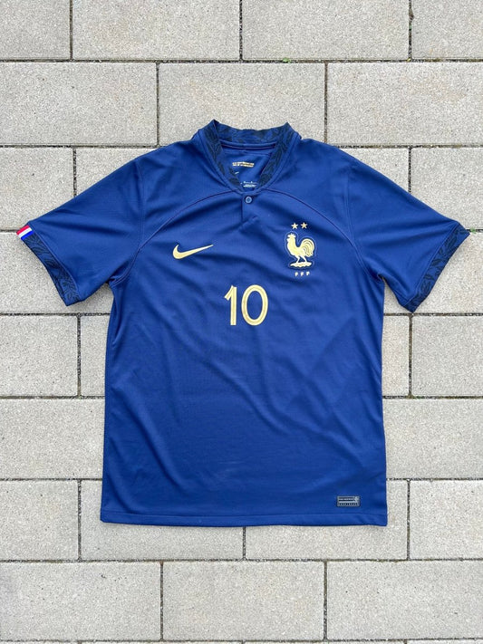 France 2022/23 Original Home Shirt Mbappé #10 Size M - Shorty Football Shirts