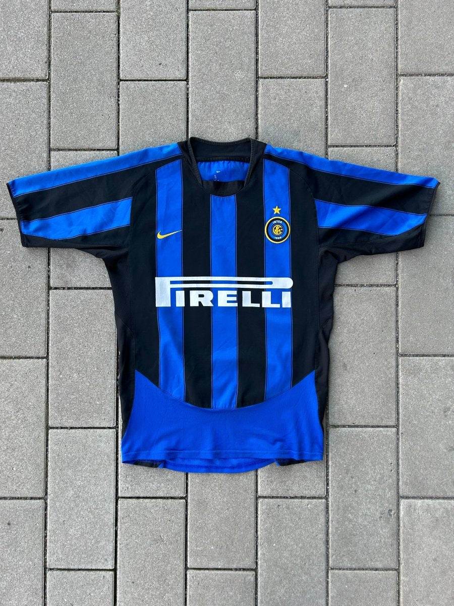 Inter Milan 2003/04 Original Home Shirt J. Zanetti 4 Size XS/S - Shorty Football Shirts