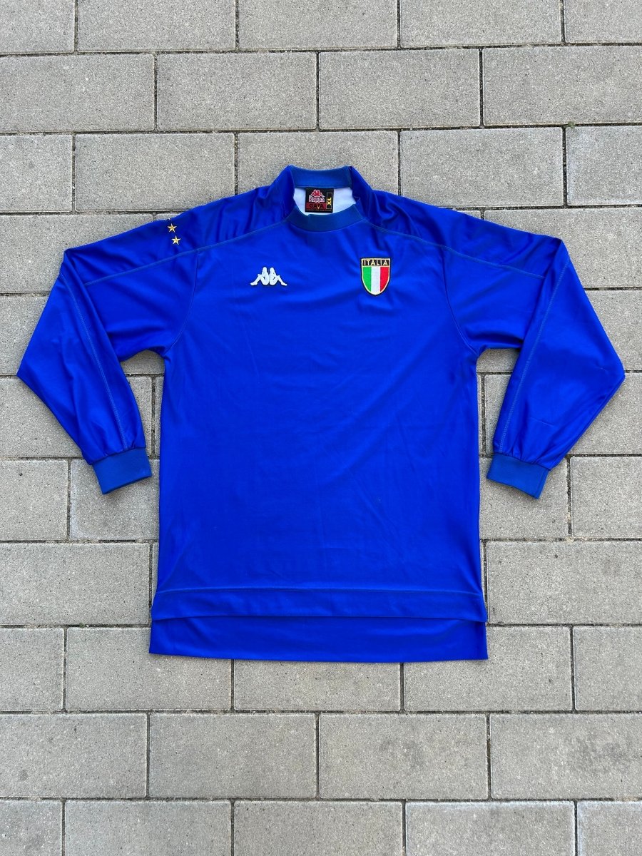 Italy 1998/99 Original Home Shirt L/S Size XL - Shorty Football Shirts