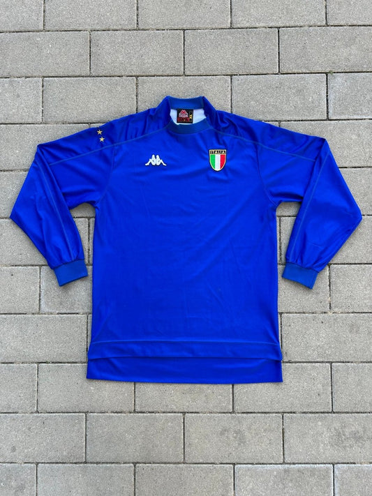 Italy 1998/99 Original Home Shirt L/S Size XL - Shorty Football Shirts