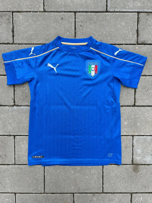 Italy 2016/17 Original Home Shirt 13 - 14YRS Kids - Shorty Football Shirts