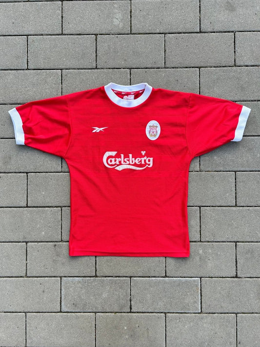 Liverpool 1998/00 Original Home Shirt Size L - Shorty Football Shirts