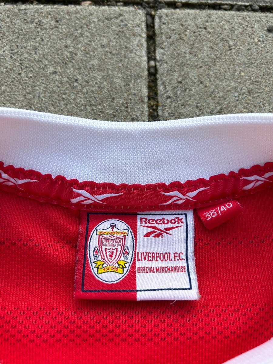 Liverpool 1998/00 Original Home Shirt Size L - Shorty Football Shirts