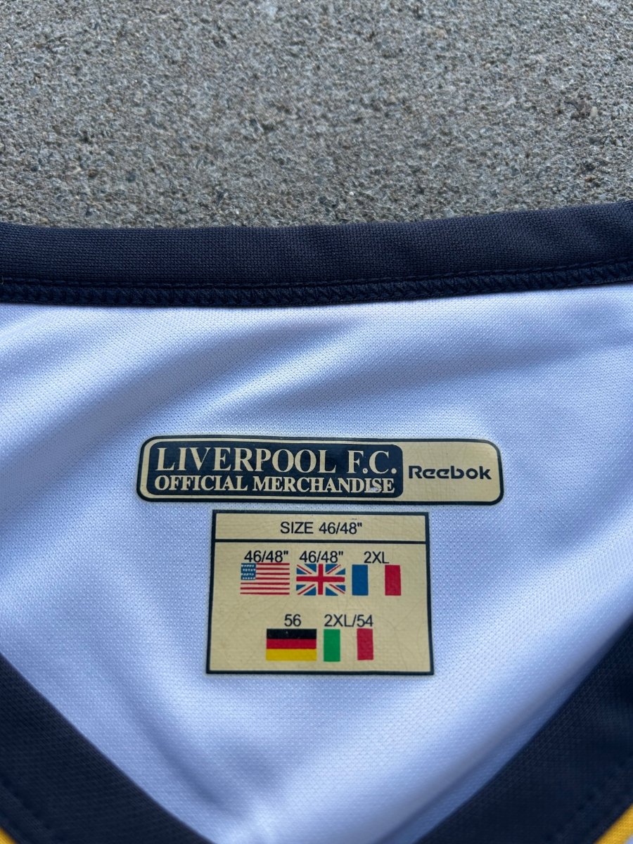 Liverpool 2001/02 Original Away Shirt Size XXL - Shorty Football Shirts
