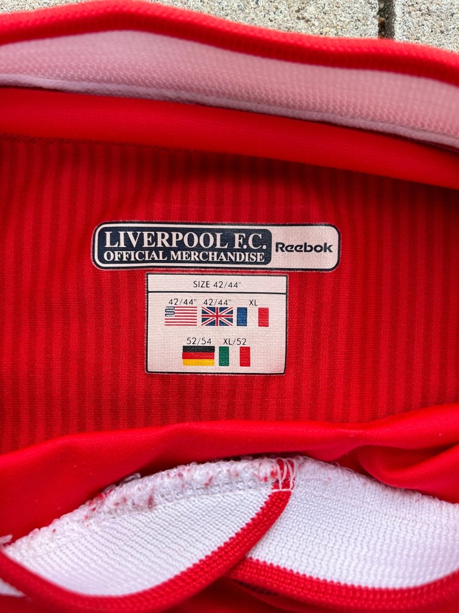 Liverpool 2002/04 Authentic Home Shirt Size L - Shorty Football Shirts