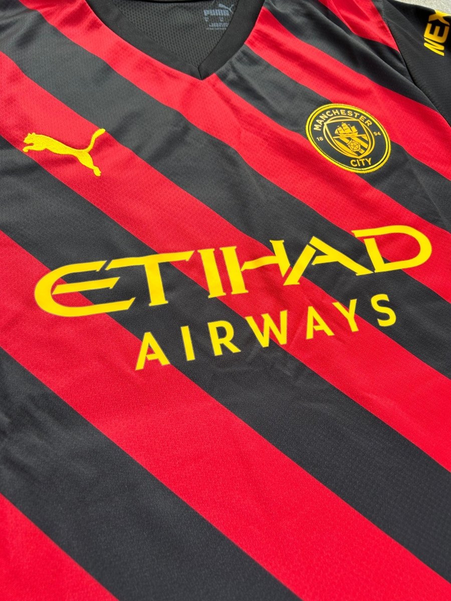Manchester City 2022/23 Authentic Away Shirt Size M - Shorty Football Shirts