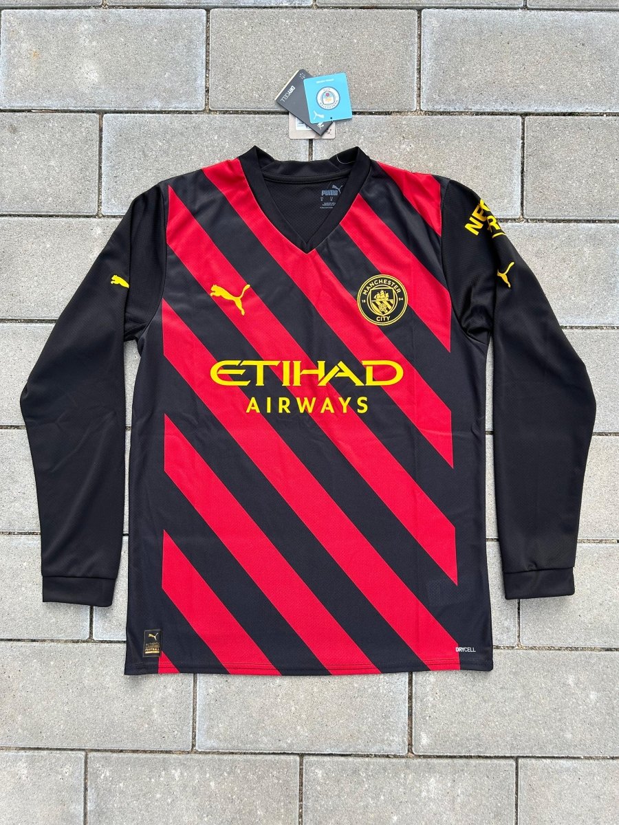 Manchester City 2022/23 Authentic Away Shirt Size M - Shorty Football Shirts