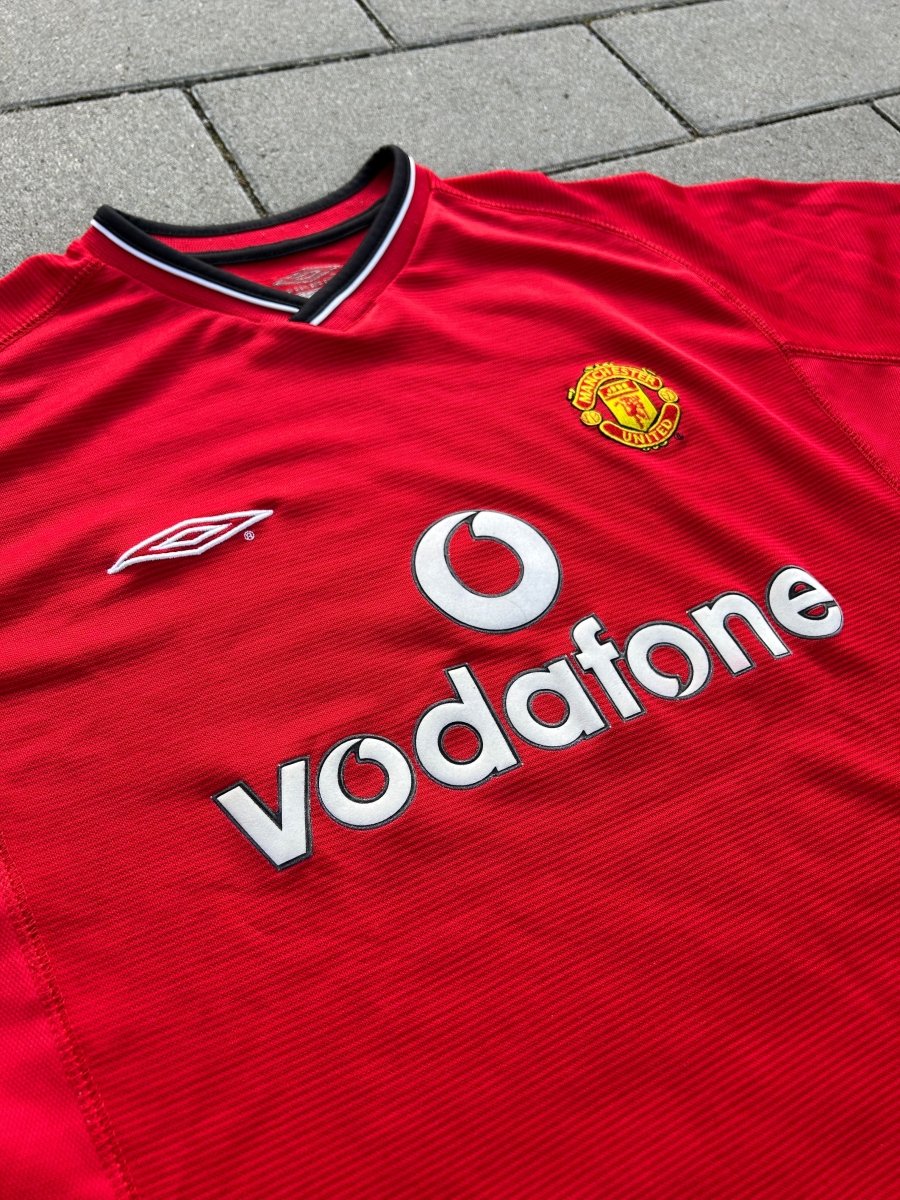 Manchester United 2000/02 Original Home Shirt Size M - Shorty Football Shirts