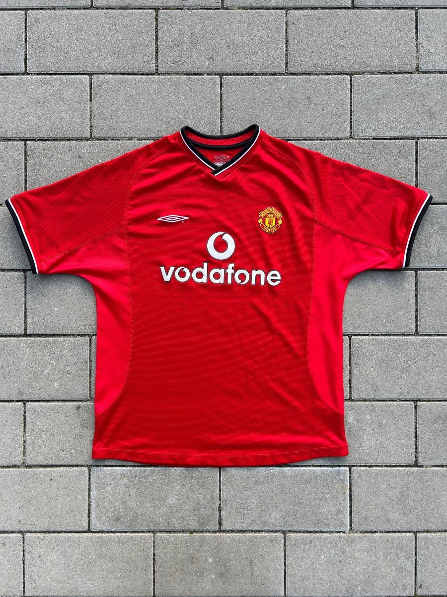 Manchester United 2000/02 Original Home Shirt Size M - Shorty Football Shirts