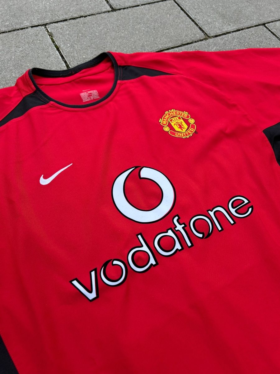 Manchester United 2002/04 Original Home Shirt Size M - Shorty Football Shirts