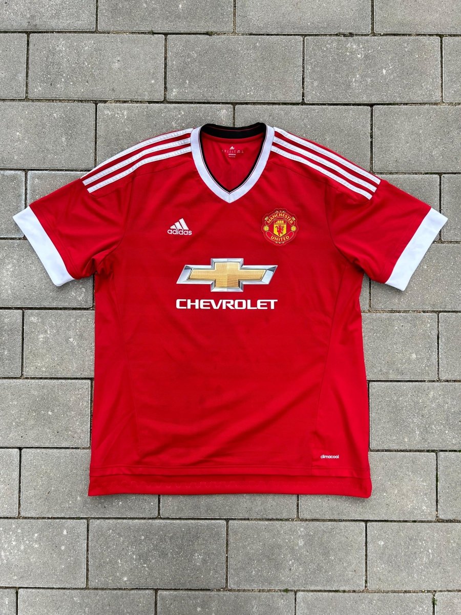 Manchester United 2015/16 Original Home Shirt Ibrahimovic 9 Size XL - Shorty Football Shirts