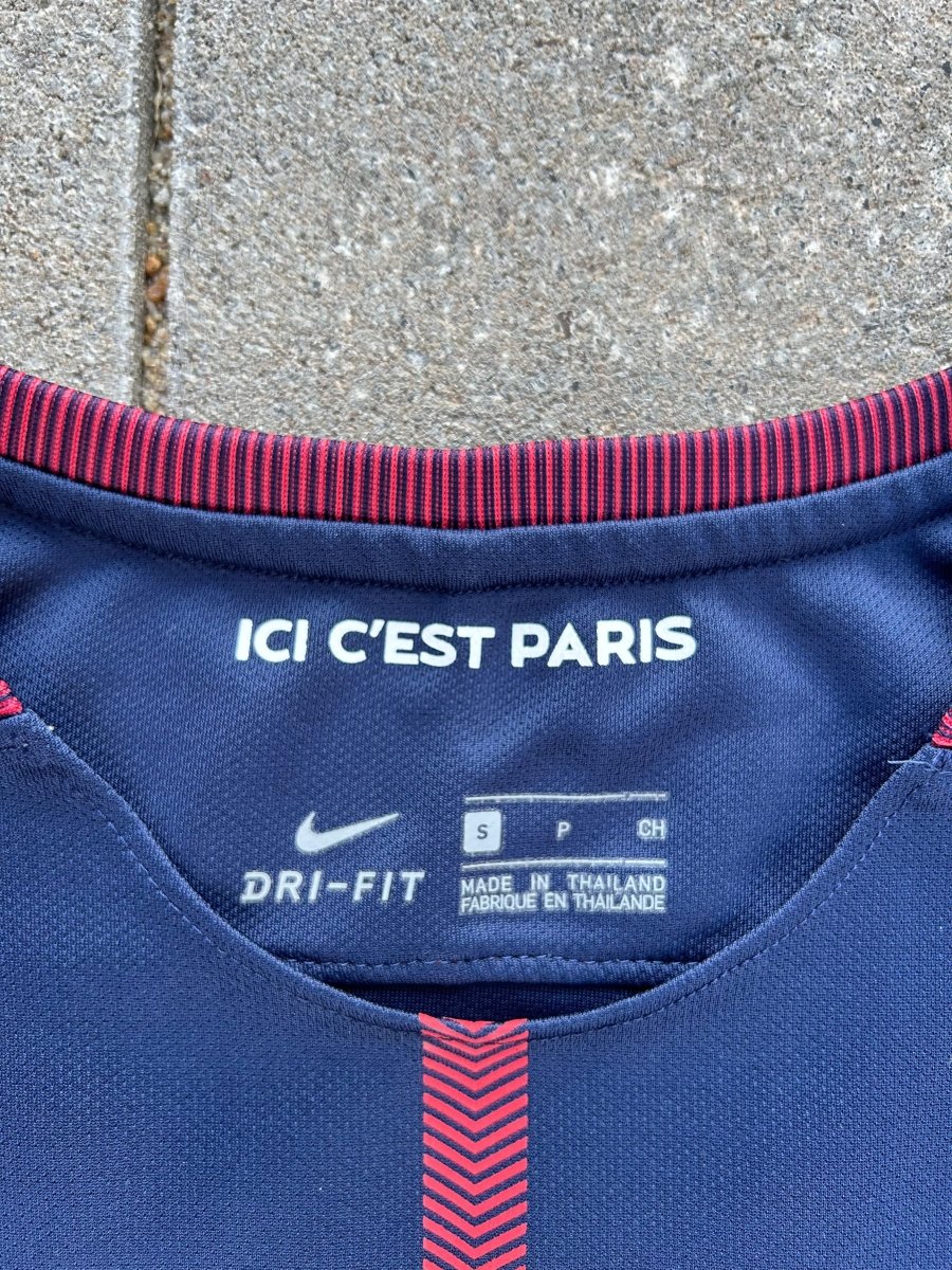 PSG 2017/18 Authentic Home Shirt Mbappe 29 Size S - Shorty Football Shirts
