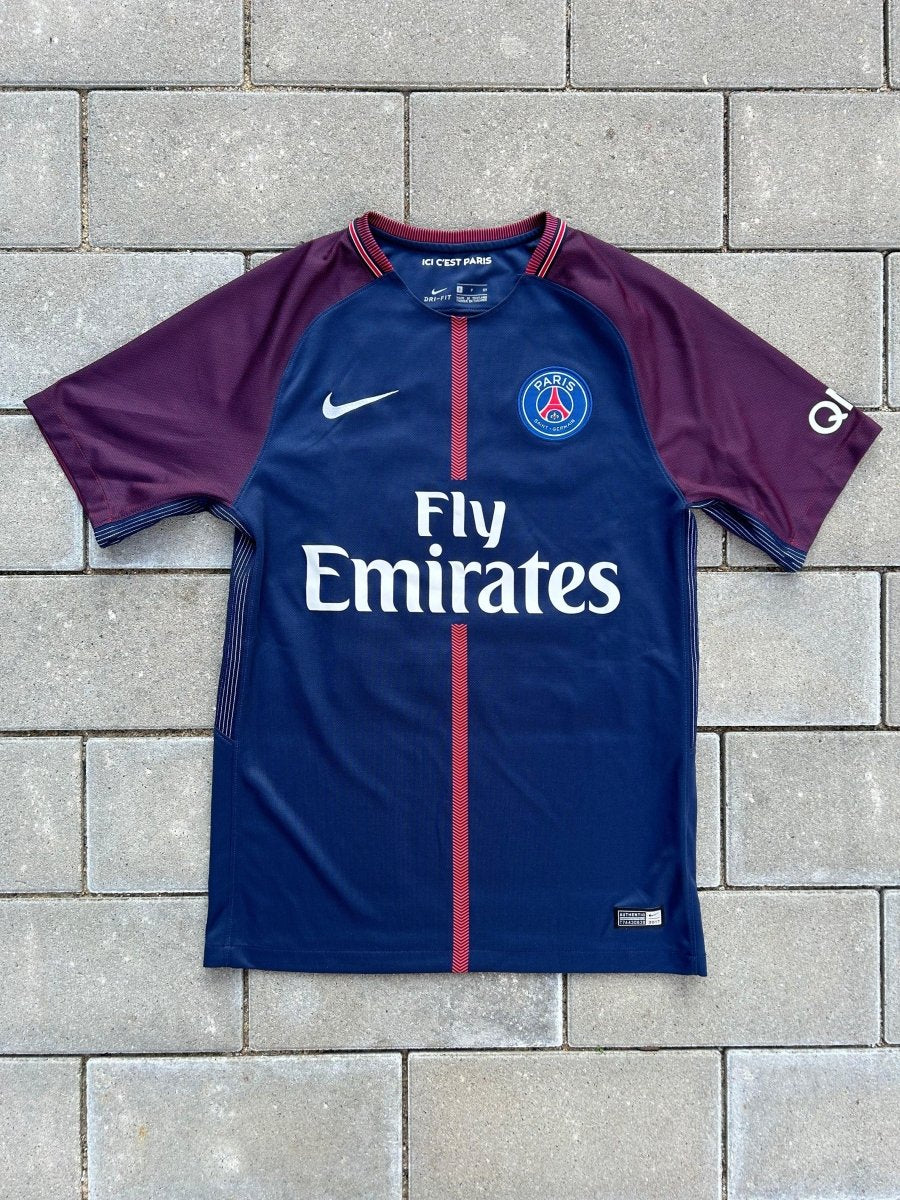 PSG 2017/18 Authentic Home Shirt Mbappe 29 Size S - Shorty Football Shirts