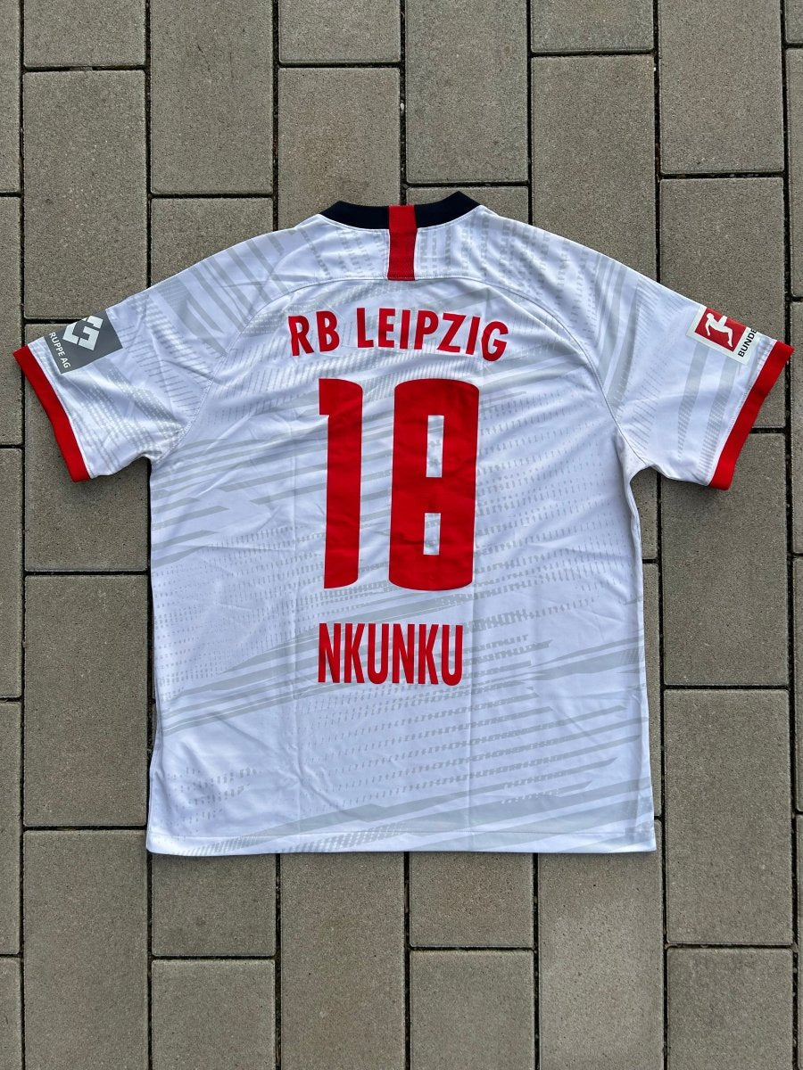 RB Leipzig 2019/20 Original Home Shirt Nkunku 18 Size XL - Shorty Football Shirts