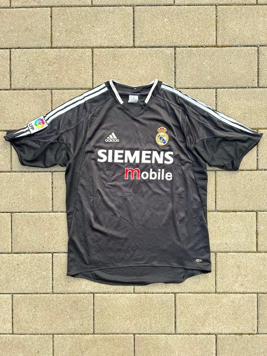 Real Madrid 2004/05 Original Away Shirt Zidane 5 Size L - Shorty Football Shirts