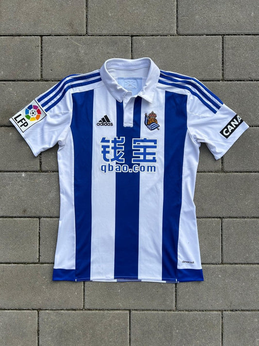 Real Sociedad 2015/16 Original Home Shirt Size S - Shorty Football Shirts