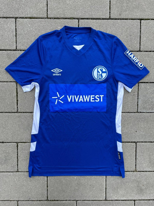 Schalke 04 2021/22 Original Home Shirt Size M - Shorty Football Shirts