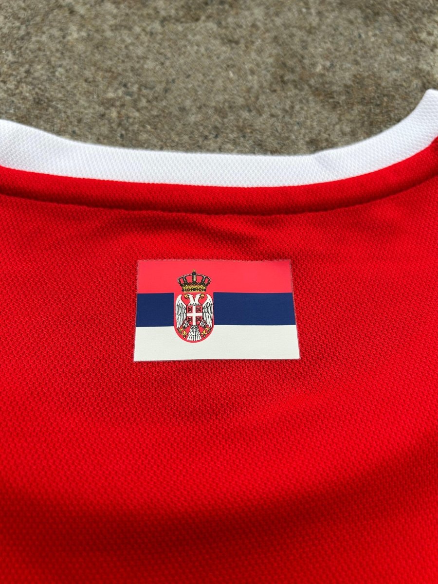 Serbia 2018/20 Original Home Shirt Size M - Shorty Football Shirts