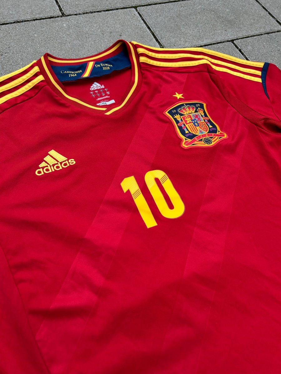 Spain 2012/13 Original Home Shirt Fàbregas 10 Size L - Shorty Football Shirts